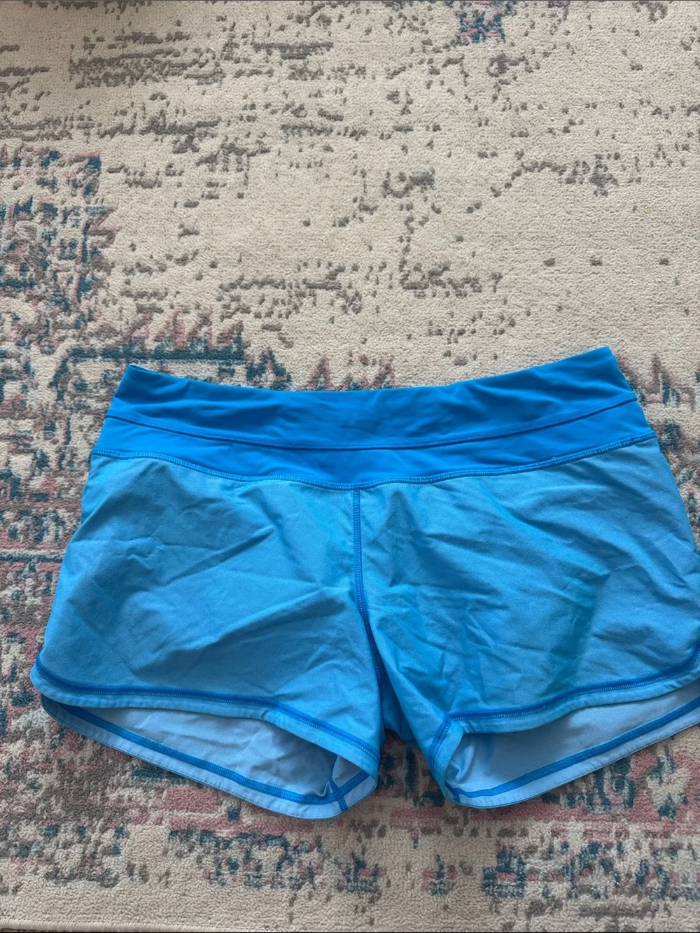 lululemon athletica Bright Blue Athletic Shorts